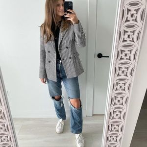 One/third Houndstooth Blazer